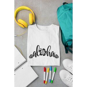 Aloha Hibiscus Crew Neck T-Shirt